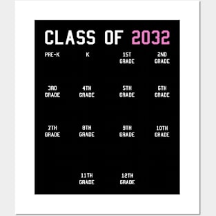 Class of 2032 Grow With Me Posters and Art